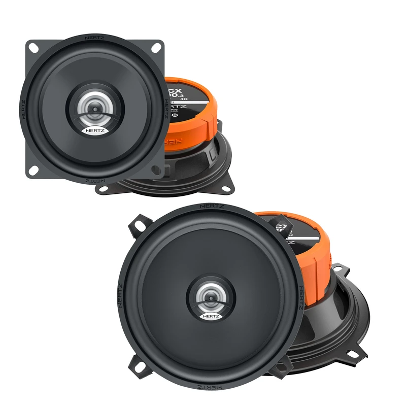 بلندگو پشت و جلو خودرو هرتز مدل DCX130.3-100.3 سایز 5 و 4 اینچ بسته 4 عددی