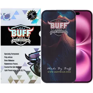 Buff Mountain-G 5D Glass Screen Protector For Apple iPhone 16 Plus