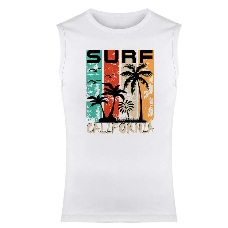 تاپ مردانه مدل SURF کد J51 رنگ سفید