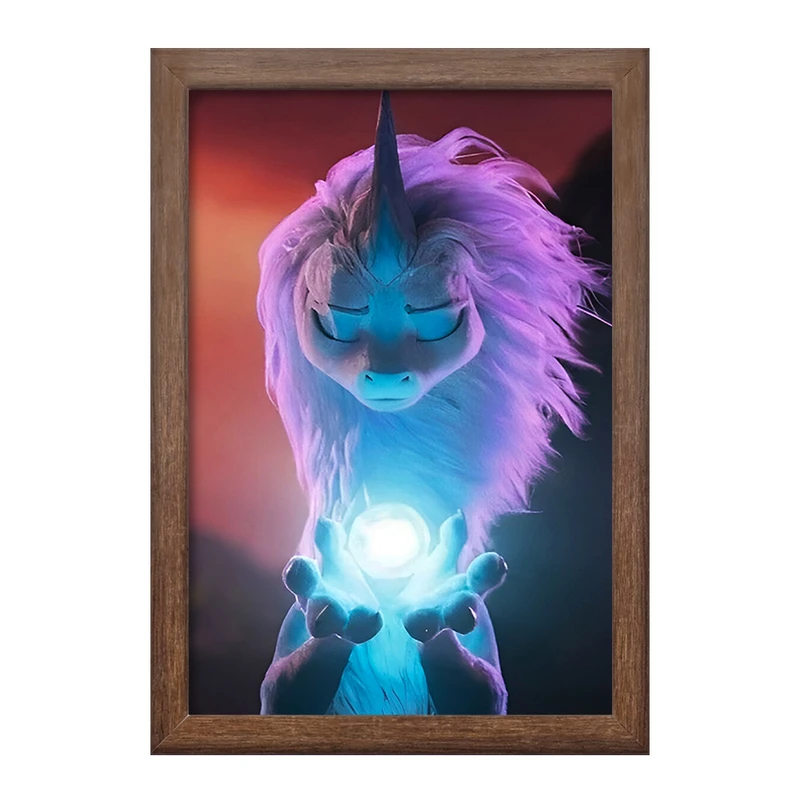 تابلو خندالو طرح رایا و آخرین اژدها کد F9811