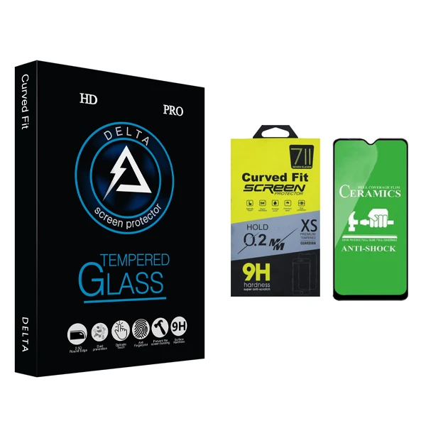 محافظ صفحه نمایش سرامیکی دلتا مدل HD مناسب برای گوشی موبایل سامسونگ Galaxy A50/A50S/A30/A30S