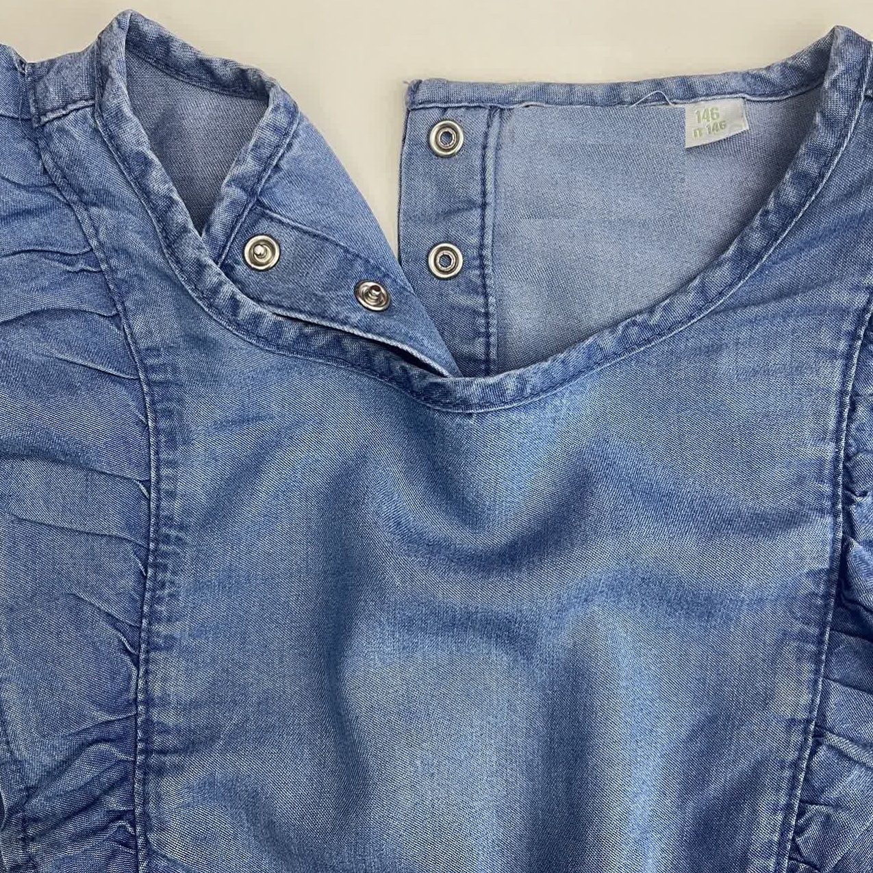 سرهمی جین دخترانه پوکو پیانو مدل 15938949 - - 3