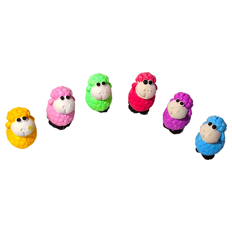 مجسمه مدل ببعی پشمی مجموعه 6 عددی