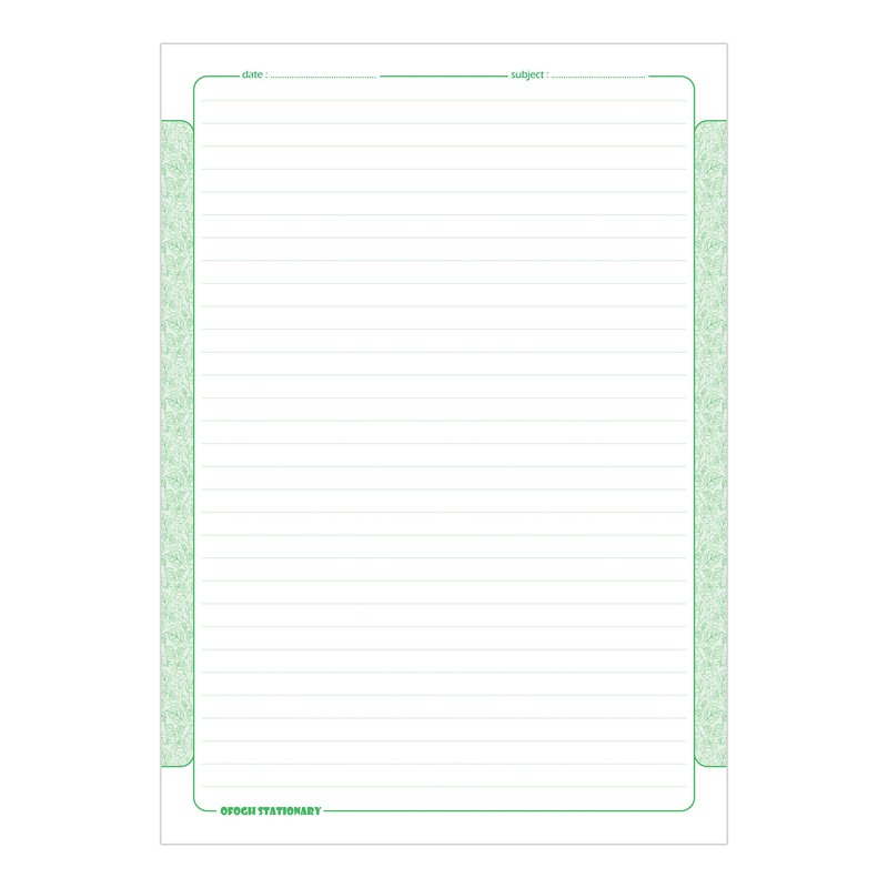 کاغذ A4 افق مدل کلاسیک بسته 100 عددی