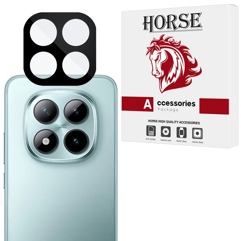 محافظ لنز دوربین شیشه ای هورس مدل LFUH20 مناسب برای گوشی موبایل شیائومی Redmi Note 15 Pro Plus