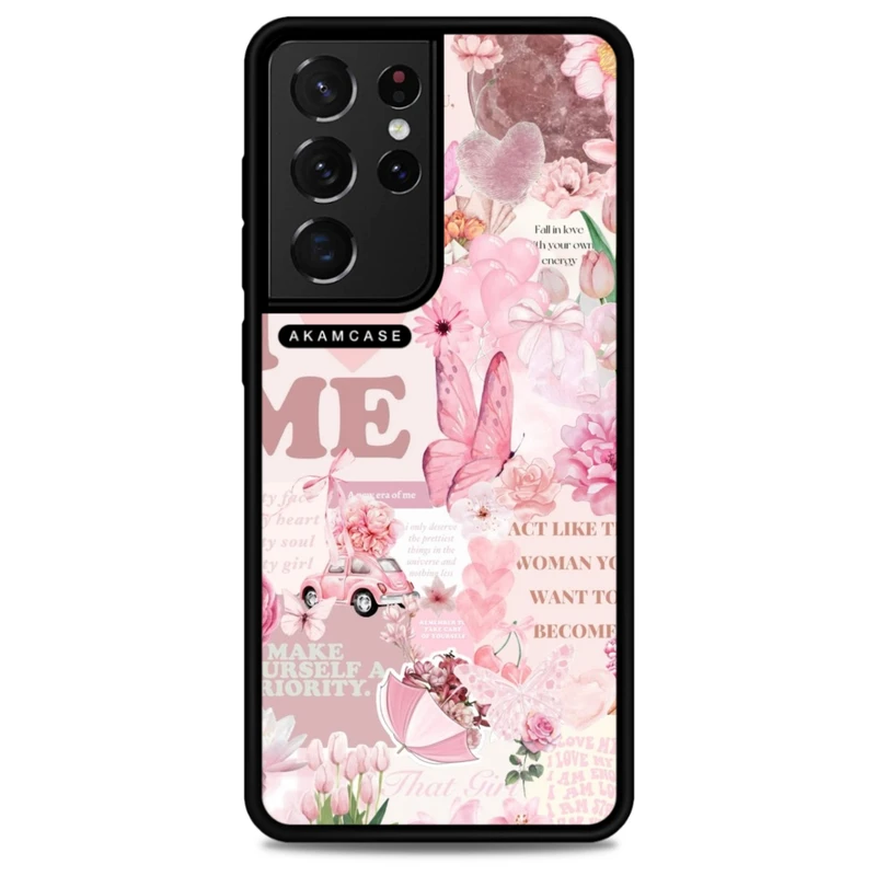کاور آکام مدل AMC-WSGS21U-PINK-12 مناسب برای گوشی موبایل سامسونگ Galaxy S21 Ultra