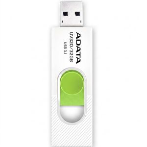 فلش مموری 32 گیگابایت ای دیتا مدل UV320 با درگاه USB 3.1 کشویی و سازگار با ویندوز، مک و لینوکس، مناسب انتقال سریع اطلاعات تا 10 گیگابیت بر ثانیه