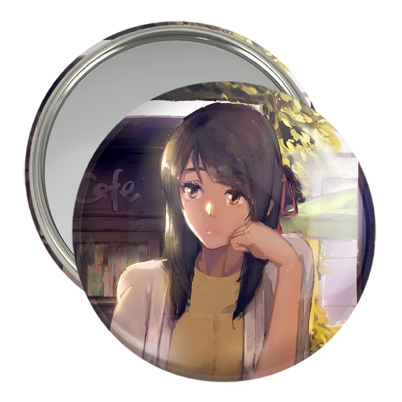 آینه جیبی خندالو مدل میتسویا میامیزو انیمه یورنیم Your Name  کد 16274