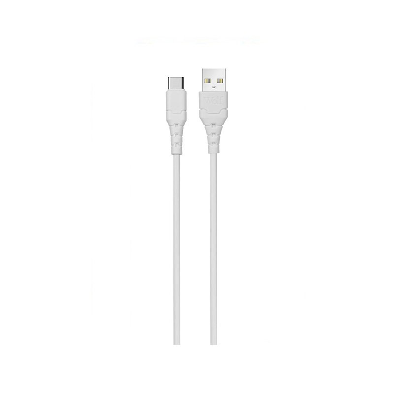 کابل تبدیل  USB به USB -C ولف مدل A102 طول 1 متر