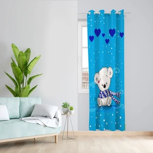 پرده مدل اتاق کودک مخمل پانچی کد 4221 سایز 140x200 سانتی متر