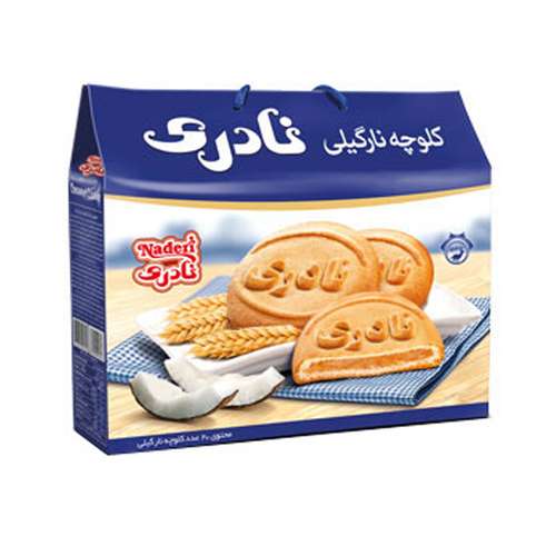 کلوچه کلاسیک نارگیل نادری - بسته 20 عددی 