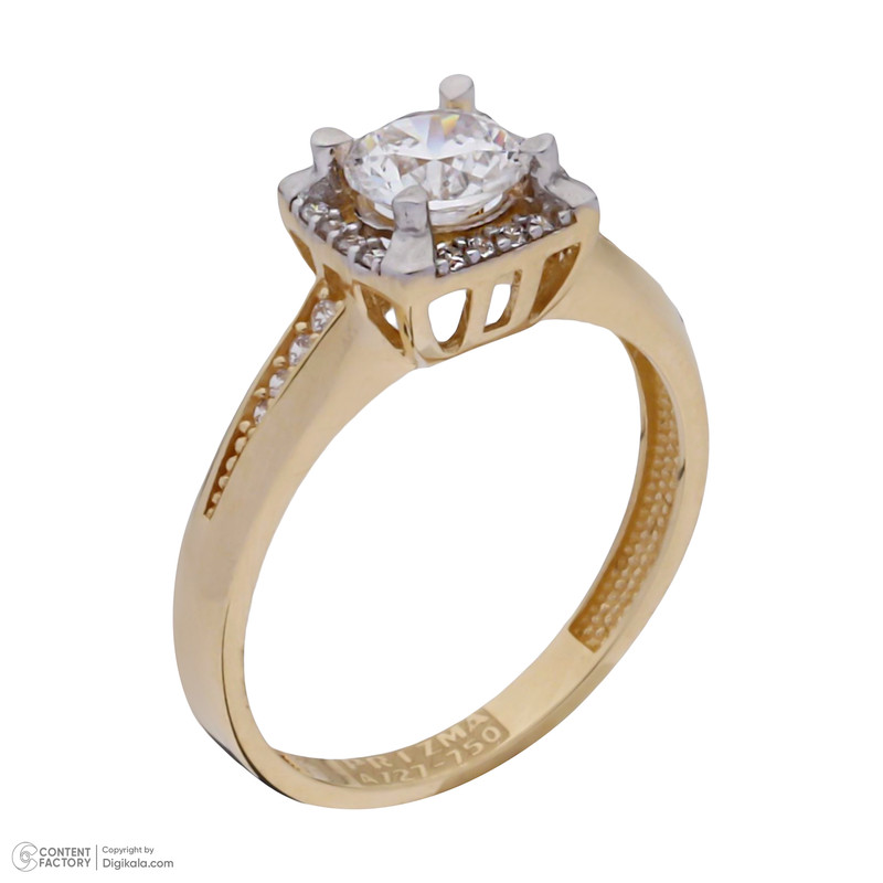 انگشتر طلا 18 عیار زنانه مایا ماهک مدل MR1115 طرح سولیتر