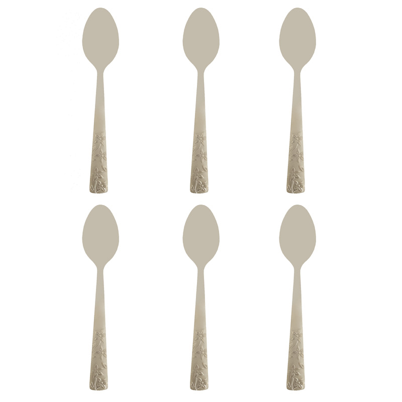 قاشق چای خوری کد diamond south بسته 6 عددی