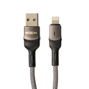 کابل تبدیل USB به لایتنینگ موکسوم مدل MX-CB09 طول 1 متر