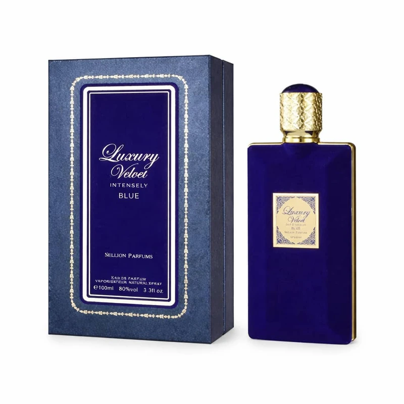 ادوپرفیوم سلیون مدل Luxury Velvet Intense Blue با رایحه خنک، شیرین حجم 100 میلی‌لیتر