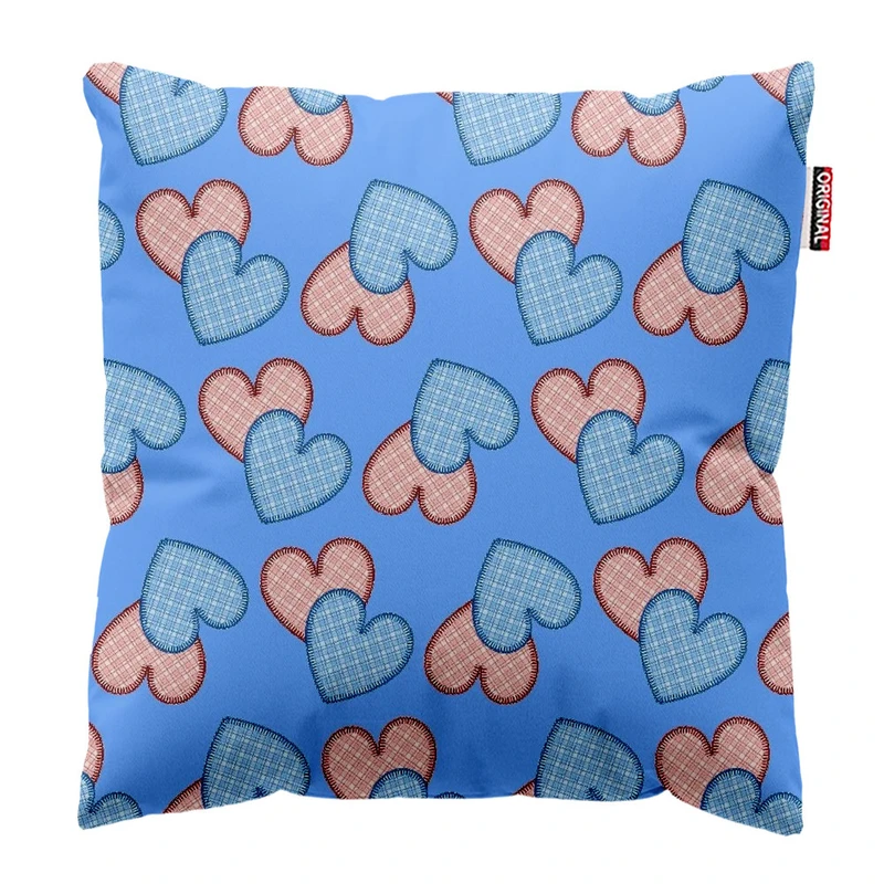  کوسن پاد آفرین طرح قلب فانتزی کد 1805 سایز 30*30 سانتی متر