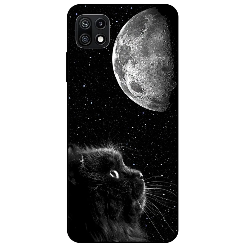 کاور مگافون طرح گربه مدل 1882 مناسب برای گوشی موبایل سامسونگ Galaxy F42