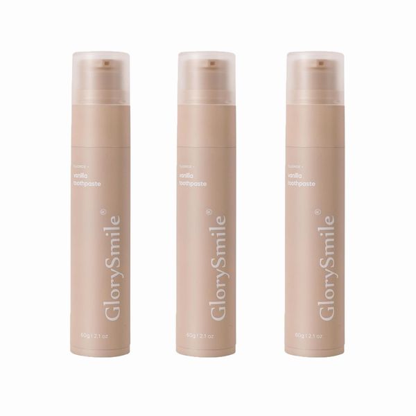  خمیردندان گلوری اسمایل مدل 01 با طعم وانیل وزن 60 گرم بسته 3 عددی