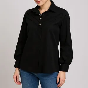 شومیز آستین بلند زنانه السانا مدل هوناز کد 217201