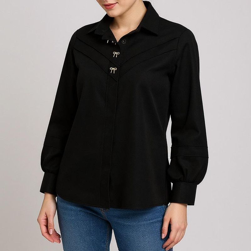 شومیز آستین بلند زنانه السانا مدل هوناز کد 217201