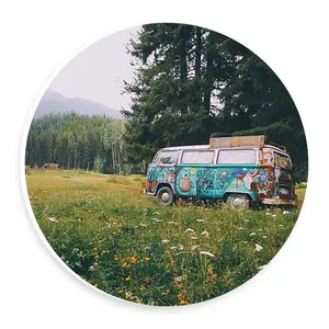   دیوارکوب طرح فولکس واگن در جاده جنگلی مدل wtb816