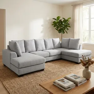 مبل راحتی هشت نفره شاهان دکور مدل کینگ کد 002
