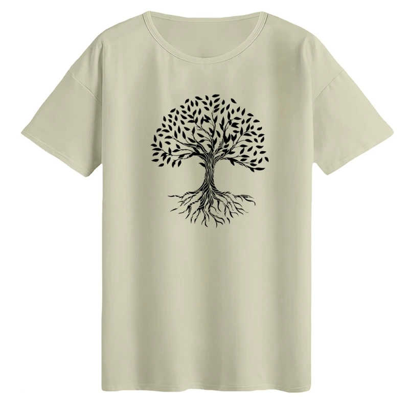 تی‌شرت لانگ آستین کوتاه زنانه مدل درخت