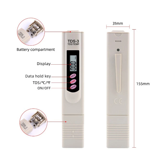 سختی سنج آب مدل TDS-3 عکس شماره 6