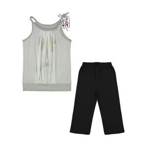 ست تاپ و شلوارک دخترانه سون پون مدل 1391749-90