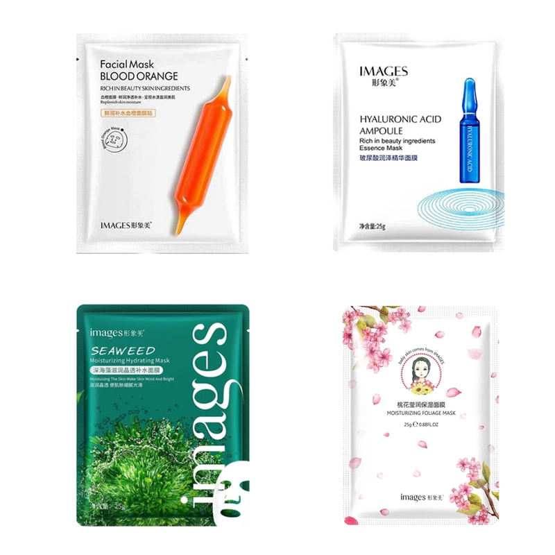 ماسک صورت ایمجز مدل beauty وزن 25 گرم بسته 4 عددی