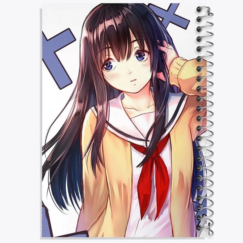 دفتر مشق 100 برگ خندالو طرح نائوکو انیمه سایلنت ویس A Silent Voice کد 15815