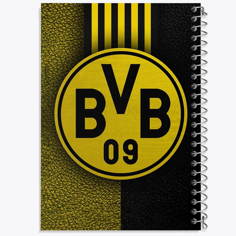 دفتر ژورنال نویسی 50 برگ خندالو مدل نقطه ای طرح باشگاه دورتموند کد 27434