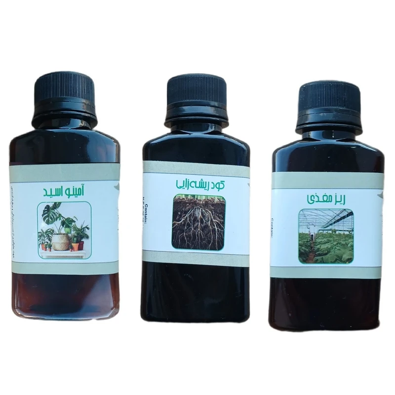 کود مایع امینو اسید و ریز مغذی و ریشه زایی مدل life drop حجم 110 میلی لیتر