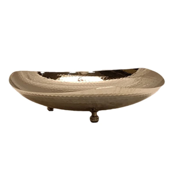 بشقاب کیک خوری مسی مدل سه گوش کد ZH220.3