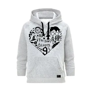 هودی زنانه مدل هری پاتر کد M91 رنگ طوسی