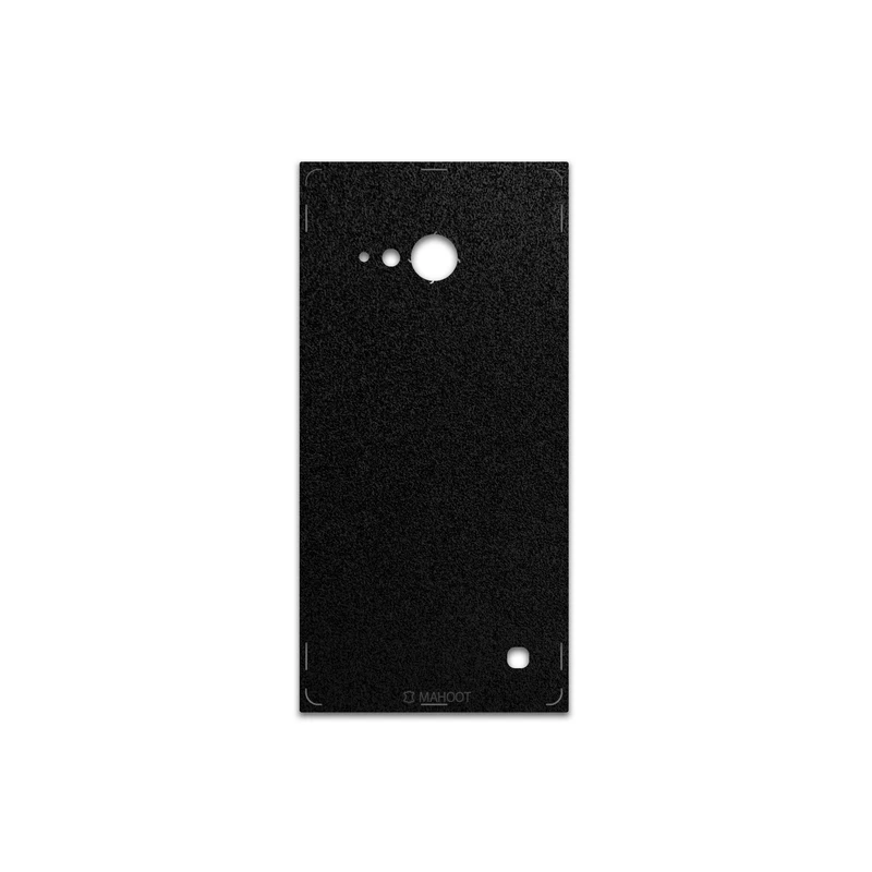 برچسب پوششی ماهوت مدل Black-Suede مناسب برای گوشی موبایل نوکیا Lumia 730