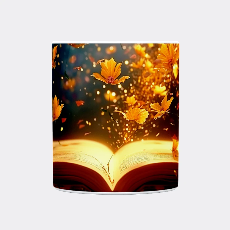 ماگ حس آمیزی طرح کتاب مدل کتابخانه کد 37