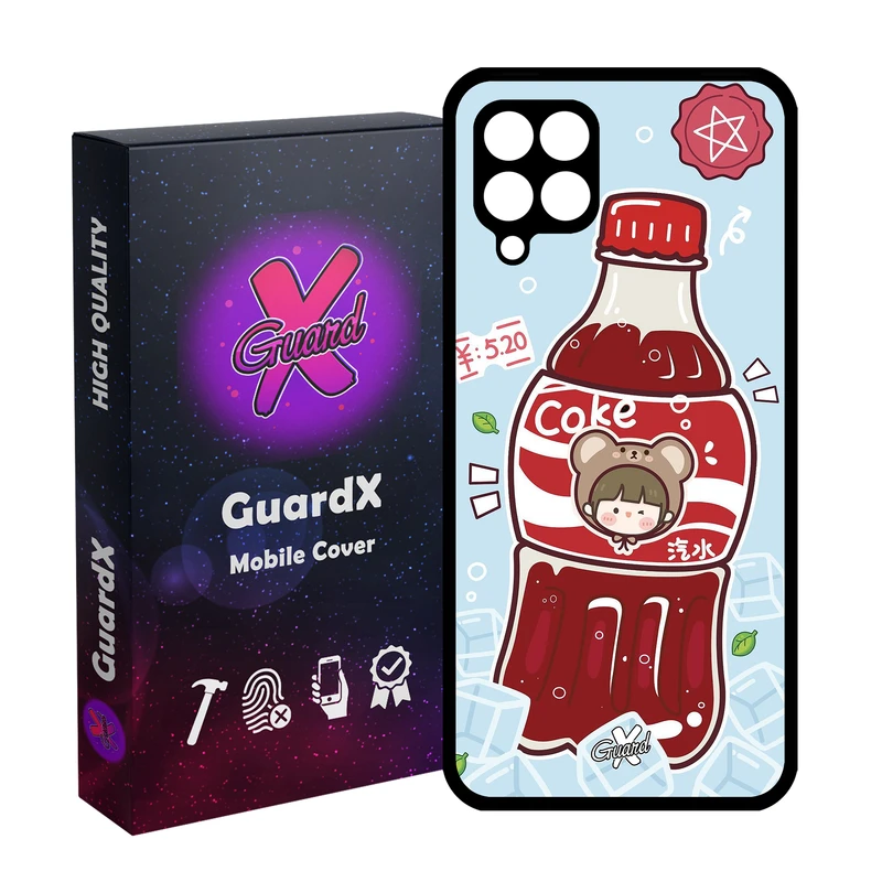 کاور گارد ایکس طرح Cute مدل Glass10635 مناسب برای گوشی موبایل سامسونگ Galaxy A12/M12/F12