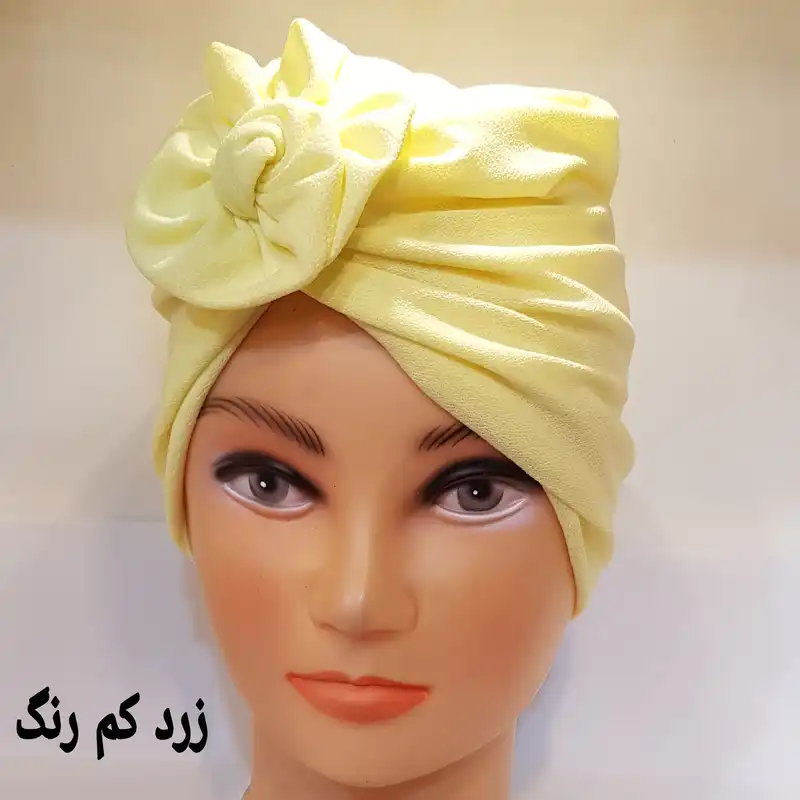 توربان مدل بغل گل رز