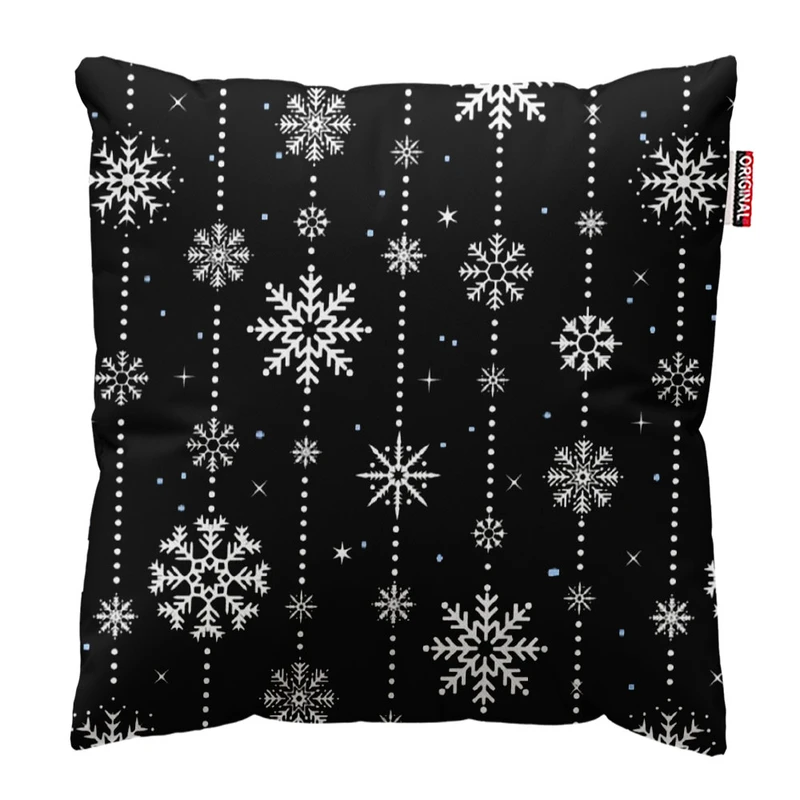   کوسن پاد آفرین طرح زمستون و برف کد 1919 سایز 30*30 سانتی متر