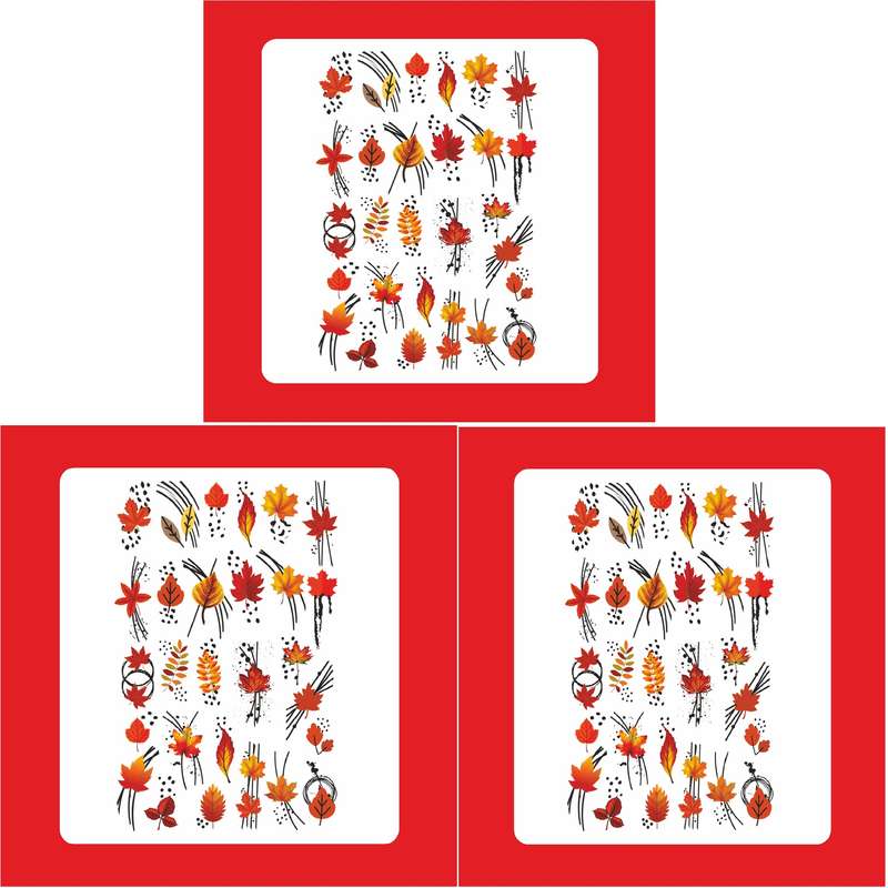 استیکر طراحی ناخن مدل 11 مجموعه  3عددی