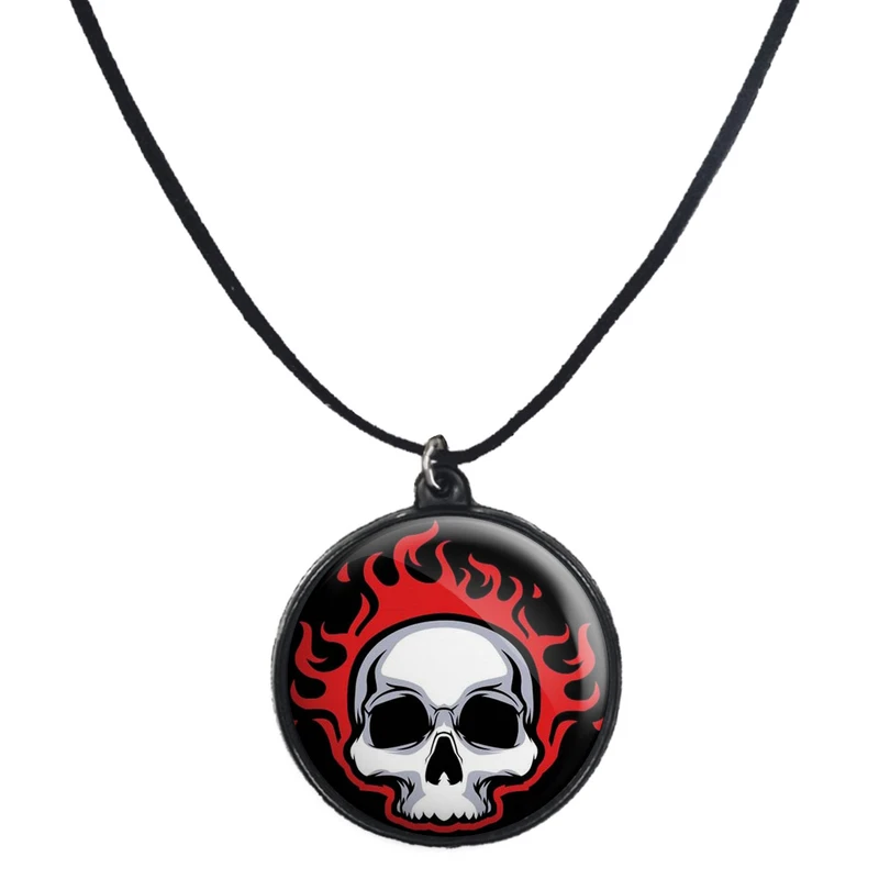 گردنبند پرمانه طرح اسکلت و خفن کد pmb.10658