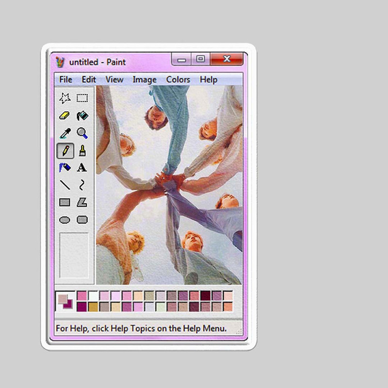 استیکر لپ تاپ طرح بی تی اس bts 06 کد 1783