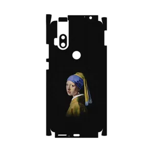 MAHOOT Girl with a Pearl Earring of Vermeer-FullSkin Cover Sticker for Motorola One Hyper