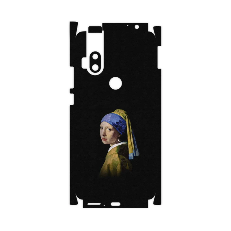 برچسب پوششی ماهوت مدل Girl with a Pearl Earring of Vermeer-FullSkin مناسب برای گوشی موبایل موتورولا One Hyper