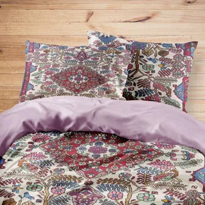 سرویس روتختی مدوپد طرح فرش نهاوند مدل C-Nahavand10 یک نفره 4 تکه