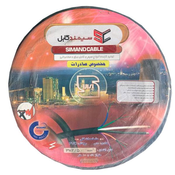 کابل برق افشان 3 در 2.5 سیمند کد 501 کابل برق افشان 3 در 2.5 سیمند کد 501