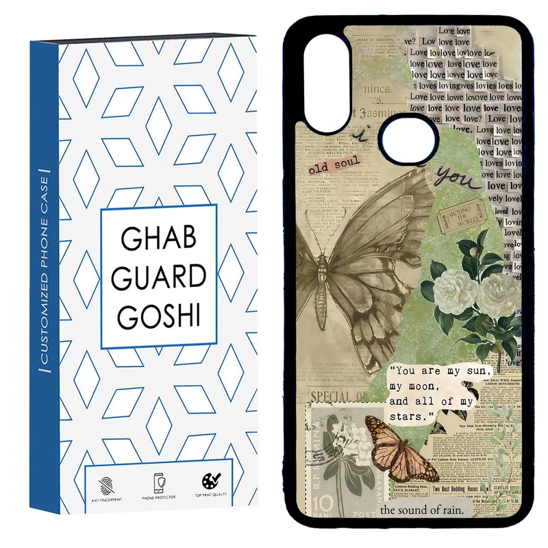 کاور قاب گارد گوشی طرح پروانه کد TPU-162 مناسب برای گوشی موبایل سامسونگ GALAXY A10S