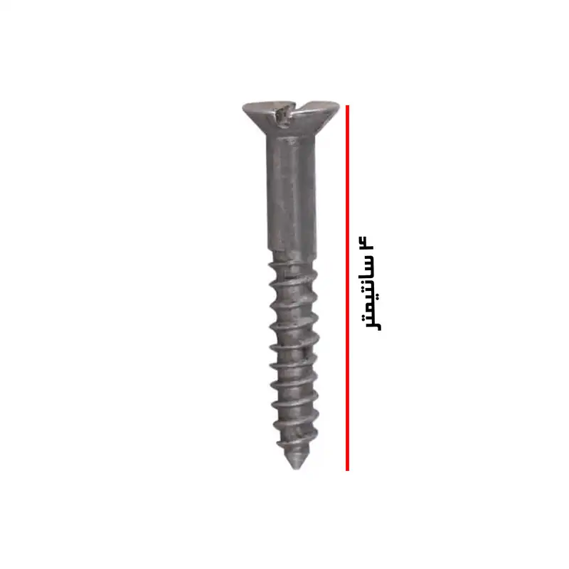 پیچ چوب مدل 4cm بسته 144 عددی