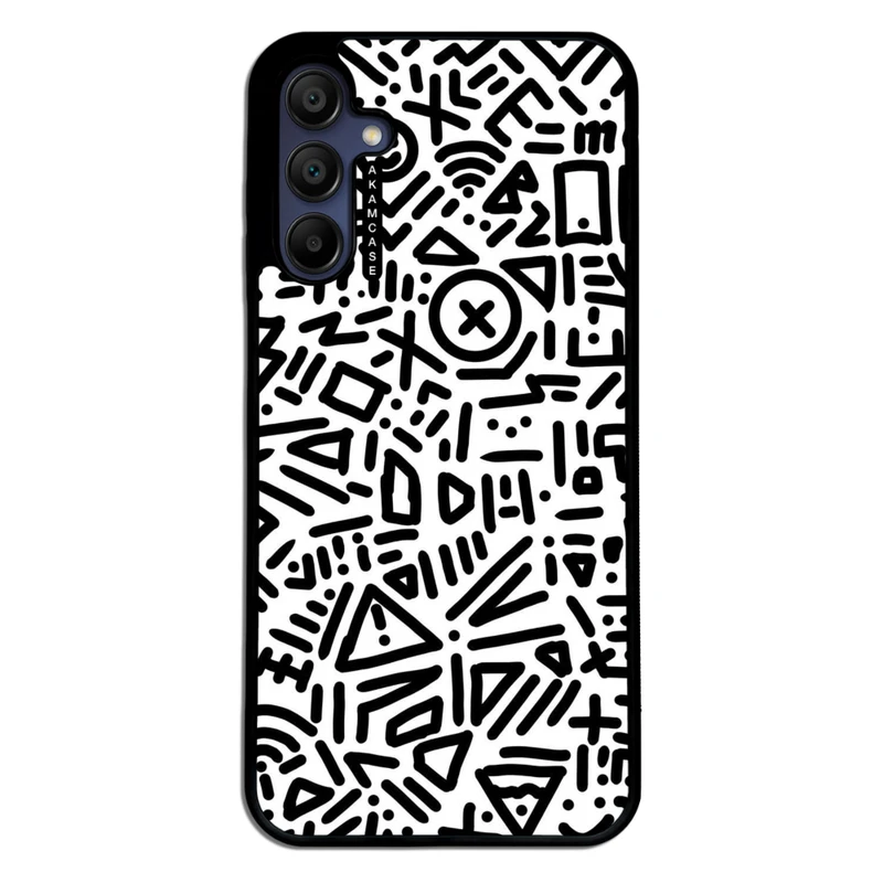 کاور آکام مدل AMC-WSGA15-DOODLE14 مناسب برای گوشی موبایل سامسونگ Galaxy A15